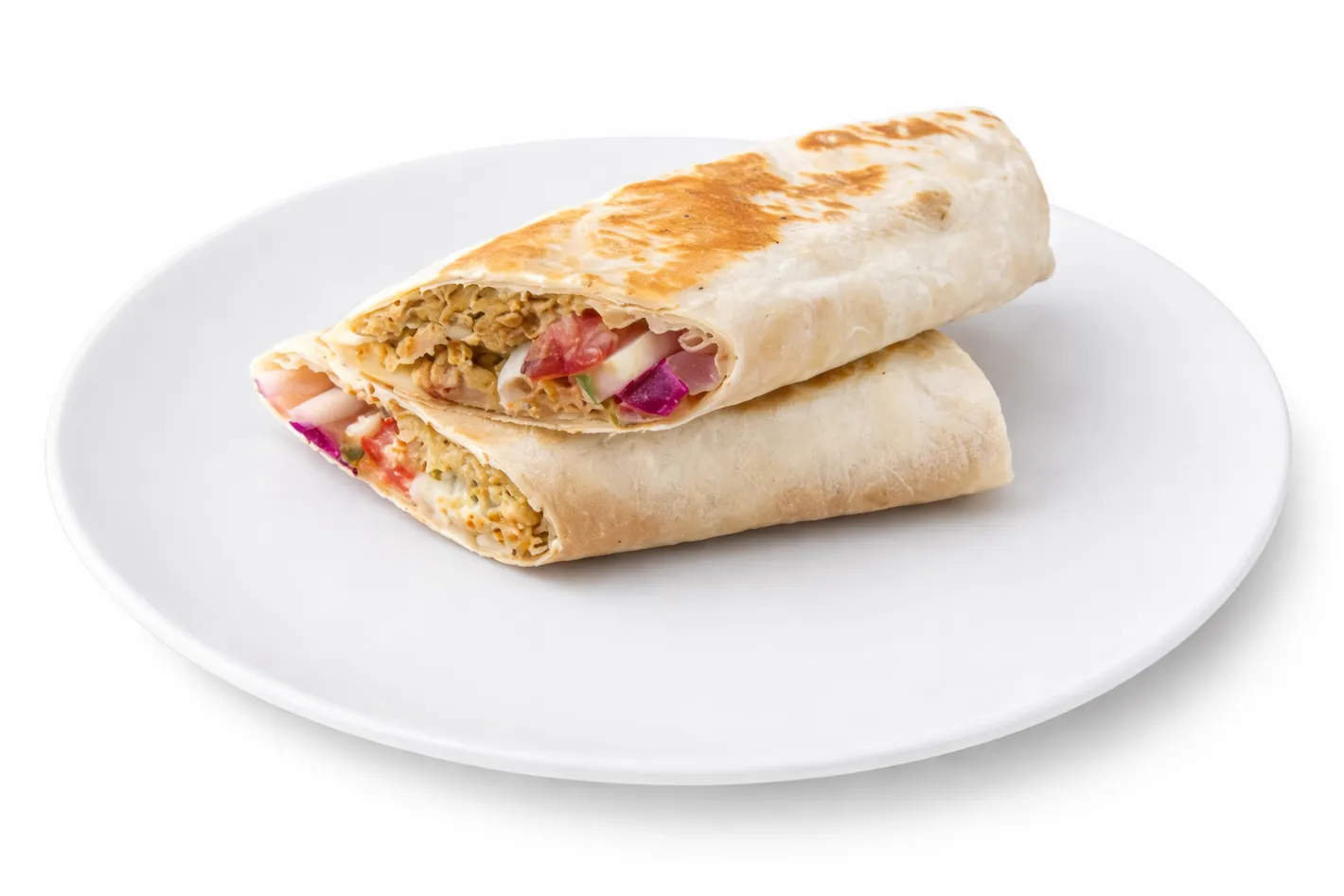 Falafel Wrap at Donair Guys in downtown Winnipeg, MB